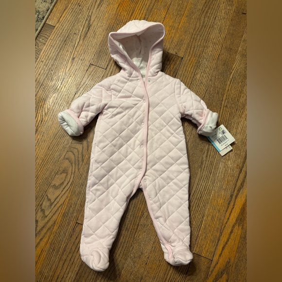 NWT Little Me Quilted Pink Pram - Picture 1 of 8